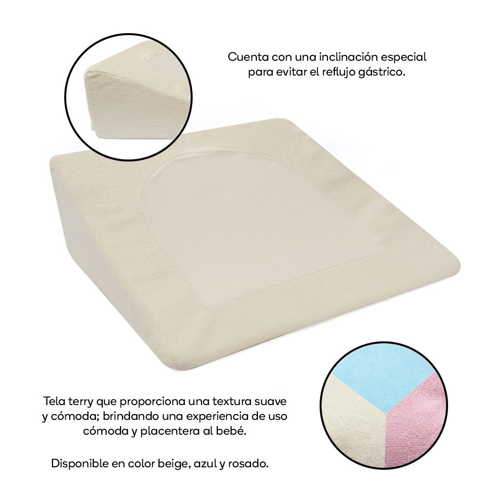 Almohada Anti-reflijo Terry
