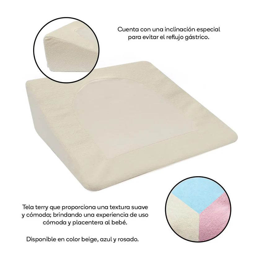 Almohada Anti-reflujo Terry