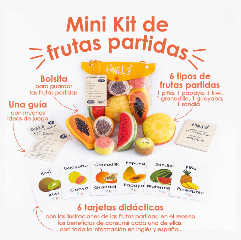 Mini kit de Frutas Partidas